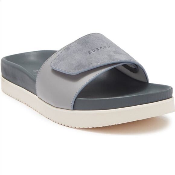 Buscemi leather upper and lining lightweight handcrafted slide sandal size EU 35 - Picture 4 of 12